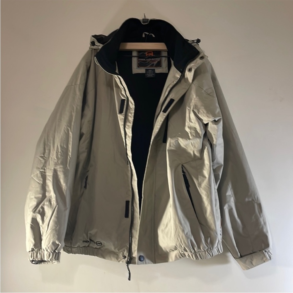 Free Country Men's Live In It Performance Jacket Khaki size Large‎